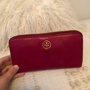 Tory Burch Red/Deep Pink wallet
